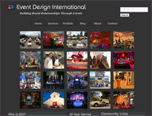 Tablet Screenshot of edievents.com